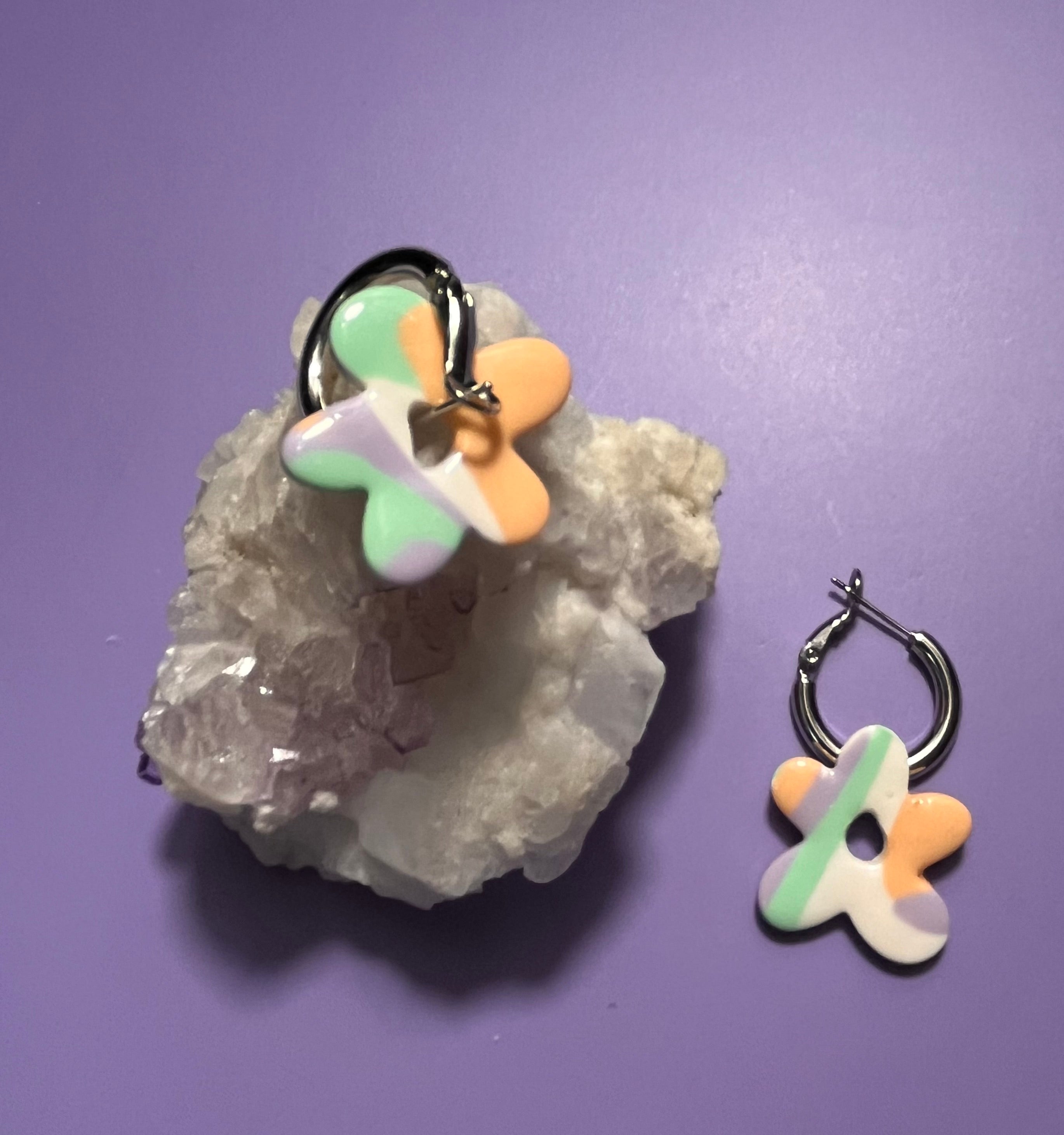 Springtime Flower Donut Dangles