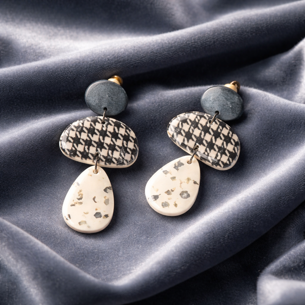 Black and White 3 Design Dangles
